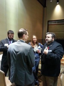 Here I am speaking with Libertarian Party of Texas Vice Chair Ben Farmer, LP Texas Chair Kurt Hildebrnad, and Outright Libertarians of Texas Chair and Secretary of the national organization Kerry Douglas McKennon.