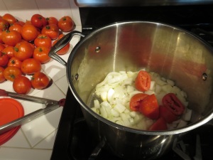 Tomatoe Soup Step One